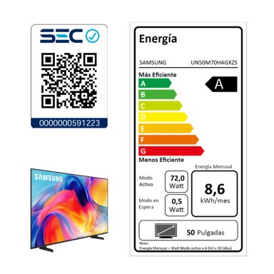 50" Mini LED M70H 4K Smart TV (2026) - 11