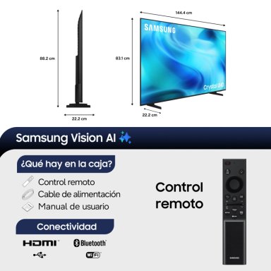 65" Crystal UHD U8000H 4K Smart TV (2026) - 2