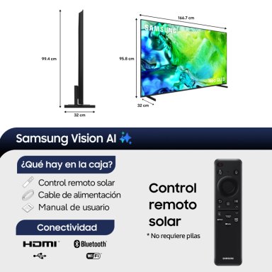 75" Neo QLED QN80H 4K Vision AI Smart TV (2026) - 2