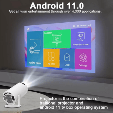 PROYECTOR LINE MAGICCUBIC HY300 4K ANDROID 11 BLUETOOTH HDMI - 3