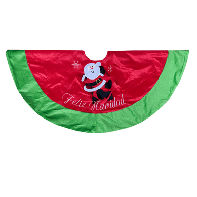 FALDÓN PIE DE ÁRBOL NAVIDAD ESTAMPADO RENOS NAVIDEÑOS - 2