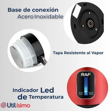 TERMO HERVIDOR ELÉCTRICO ACERO INOXIDABLE 2.0 LITROS - 3