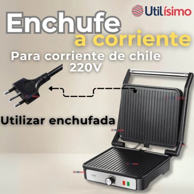 PLANCHA PARRILLERA ELÉCTRICA 2000W ASADORA DOBLE CARA ANTIADHERENTE - 7