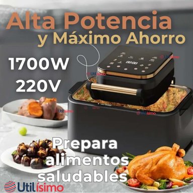 FREIDORA DE AIRE PANTALLA DIGITAL 12 LITROS 1700W AIR FRYER - 5