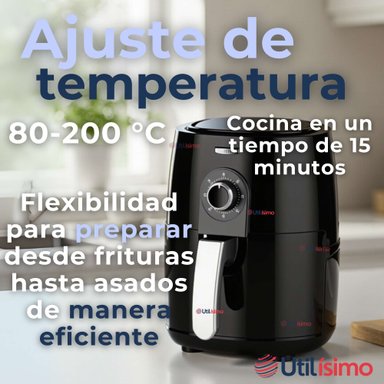FREIDORA DE AIRE 5 LITROS 1350W POTENCIA AIR FRYER PREMIUM - 8