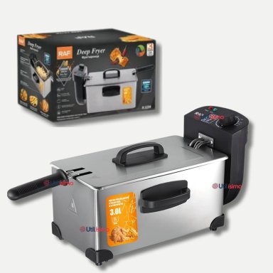 FREIDORA DE ACEITE 3L ELE CTRICA 2000W DE POTENCIA ACERO INOXIDABLE - 1