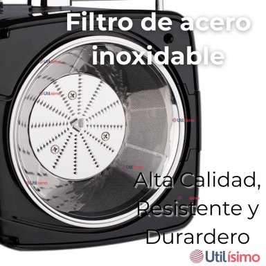 EXTRACTOR EXPRIMIDOR DE JUGOS ELE CTRICO 800W DE POTENCIA FRUTAS Y VERDURAS - 10