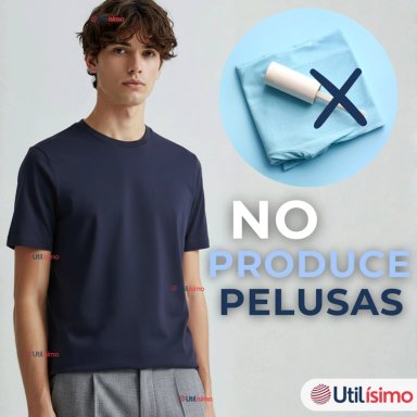 CAMISETA POLERA 100% BAMBU BASICA LISA ELASTICA HOMBRE COLORES SURTIDOS - 4