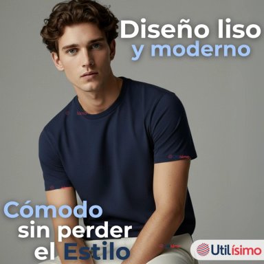 CAMISETA POLERA 100% BAMBU BASICA LISA ELASTICA HOMBRE COLORES SURTIDOS - 8