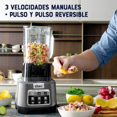 LICUADORA PROFESIONAL OSTER® XTREME MIX CON IBLEND Y MAX CRUSH CON TECNOLOGIA REVERSIBLE, VASO BLEND - 5