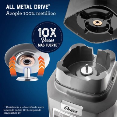 LICUADORA PROFESIONAL OSTER® XTREME MIX CON IBLEND Y MAX CRUSH CON TECNOLOGIA REVERSIBLE - 9