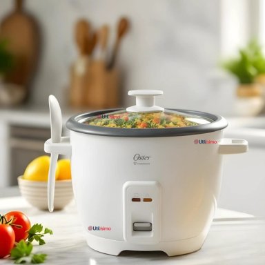 ARROCERA OSTER DE 7 TAZAS, CON DIAMONDFORCE, CKSTRCB7DFWHT - 1