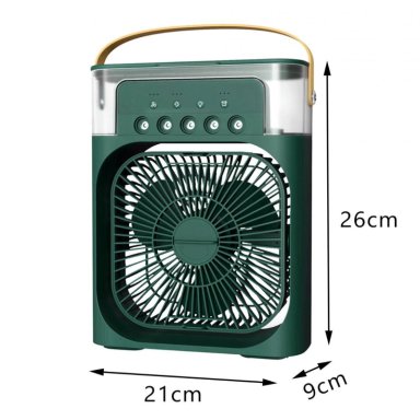 CLIMATIZADOR PORTATIL FRIO 4 EN 1 VENTILADOR HUMIFICADOR ENFRIADOR LAMPARA LED 220V USB - 5