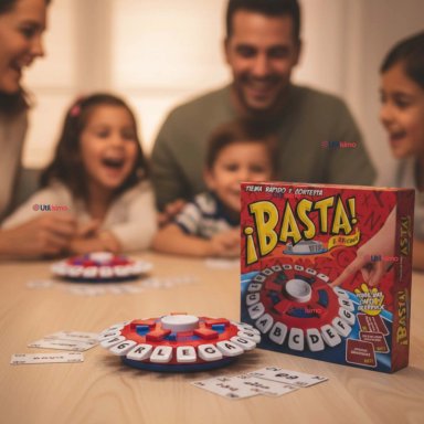 BASTA JUEGO DE PALABRAS CALIDAD PREMIUM PIENSA RAPIDO Y CONTESTA STOP ORIGINAL - 1