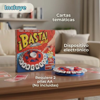 BASTA JUEGO DE PALABRAS CALIDAD PREMIUM PIENSA RAPIDO Y CONTESTA STOP ORIGINAL - 2