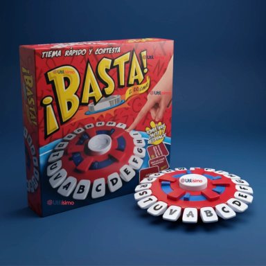 BASTA JUEGO DE PALABRAS CALIDAD PREMIUM PIENSA RAPIDO Y CONTESTA STOP ORIGINAL - 1