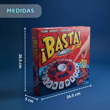 BASTA JUEGO DE PALABRAS CALIDAD PREMIUM PIENSA RAPIDO Y CONTESTA STOP ORIGINAL - 5