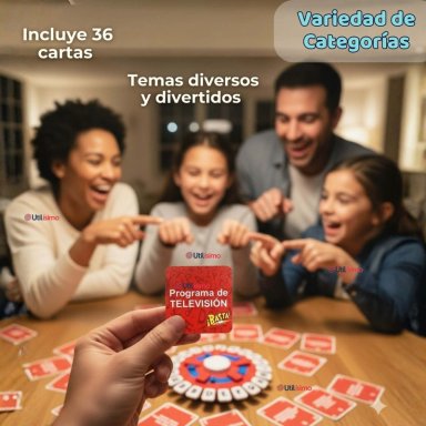 BASTA JUEGO DE PALABRAS CALIDAD PREMIUM PIENSA RAPIDO Y CONTESTA STOP ORIGINAL - 8
