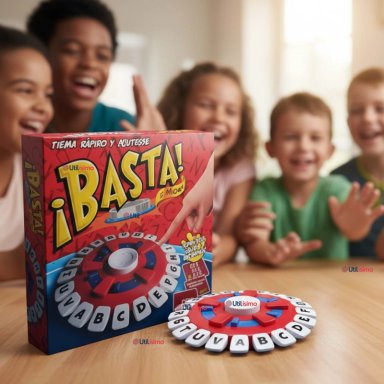 BASTA JUEGO DE PALABRAS CALIDAD PREMIUM PIENSA RAPIDO Y CONTESTA STOP ORIGINAL - 1