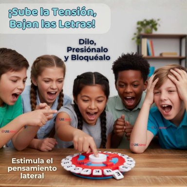 BASTA JUEGO DE PALABRAS CALIDAD PREMIUM PIENSA RAPIDO Y CONTESTA STOP ORIGINAL - 9