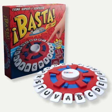 BASTA JUEGO DE PALABRAS CALIDAD PREMIUM PIENSA RAPIDO Y CONTESTA STOP ORIGINAL - 1