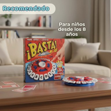 BASTA JUEGO DE PALABRAS CALIDAD PREMIUM PIENSA RAPIDO Y CONTESTA STOP ORIGINAL - 4