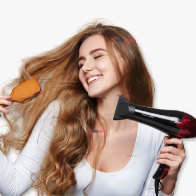 SECADOR DE PELO ALTA POTENCIA PROFESIONAL 5000W CABELLO PELUQUERIA ROJO - 1