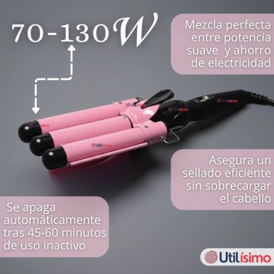 RIZADORA BARRIL CON CALENTAMIENTO RAPIDO PARA ONDAS PERFECTAS - 2