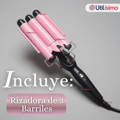 RIZADORA BARRIL CON CALENTAMIENTO RAPIDO PARA ONDAS PERFECTAS - 4