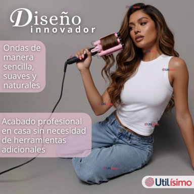 RIZADORA BARRIL CON CALENTAMIENTO RAPIDO PARA ONDAS PERFECTAS - 6