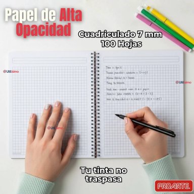 PACK 10 CUADERNOS UNIVERSITARIOS MICKEY MOUSE PROARTE 7MM 100 HOJAS DISEÑOS SURTIDOS - 5