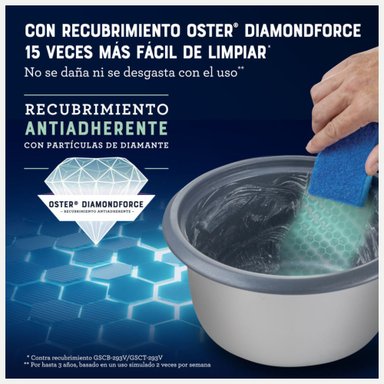 OSTER ARROCERA 3EN1,RECUBRIMIENTO ANTIADHERENTE 1,8 L OSTER DIAMONDFORCEN,CKSTRC10DFSKE VERSION 2026 - 13
