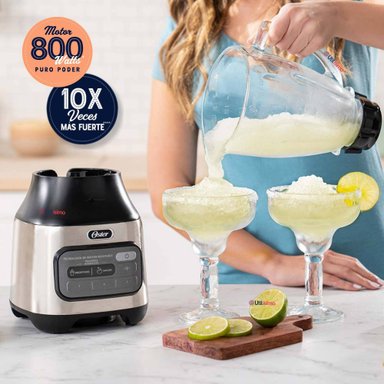 LICUADORA OSTER® CON TECNOLOGIA REVERSIBLE, 2 PROGRAMAS AUTOMATICOS Y 3 VELOCIDADES MAS PULSO - 4
