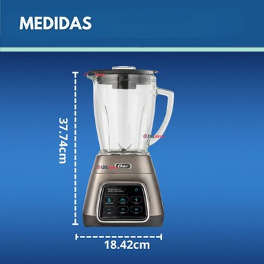 LICUADORA OSTER® PROGRAMAS AUTOMATICOS TECNOLOGIA REVERSIBLE,TACTIL Y VASO BLEND-N-GO BLSTPYG1312XBG - 7