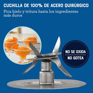 LICUADORA OSTER® PROGRAMAS AUTOMATICOS TECNOLOGIA REVERSIBLE,TACTIL Y VASO BLEND-N-GO BLSTPYG1312XBG - 12