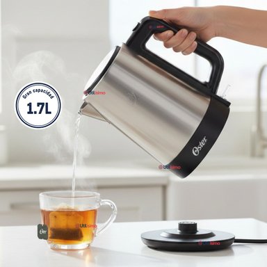 HERVIDOR ELE CTRICO OSTER® DE ACERO INOXIDABLE 1.7 LT BVSTKE671 - 1