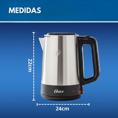 HERVIDOR ELE CTRICO OSTER® DE ACERO INOXIDABLE 1.7 LT BVSTKE671 - 7