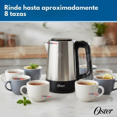 HERVIDOR ELE CTRICO OSTER® DE ACERO INOXIDABLE 1.7 LT BVSTKE671 - 10