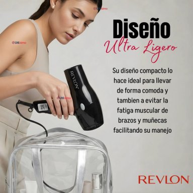 SECADOR DE CABELLO REVLON COMPACTO RVDR5260BLA2 1875W NEGRO - 4