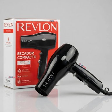 SECADOR DE CABELLO REVLON COMPACTO RVDR5260BLA2 1875W NEGRO - 1