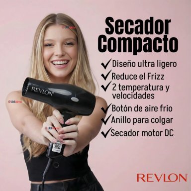 SECADOR DE CABELLO REVLON COMPACTO RVDR5260BLA2 1875W NEGRO - 4