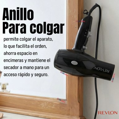 SECADOR DE CABELLO REVLON COMPACTO RVDR5260BLA2 1875W NEGRO - 9