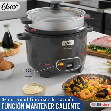 OSTER ARROCERA, 3 EN 1, 12 TAZASFUNCION SOFRITO, VAPORERA, RECUBRIMIENTO ANTIADHERENTE OSTER - 2