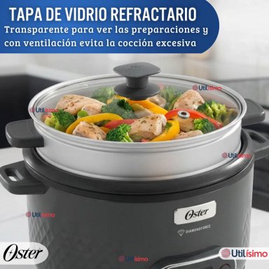 OSTER ARROCERA, 3 EN 1, 12 TAZASFUNCION SOFRITO, VAPORERA, RECUBRIMIENTO ANTIADHERENTE OSTER - 9