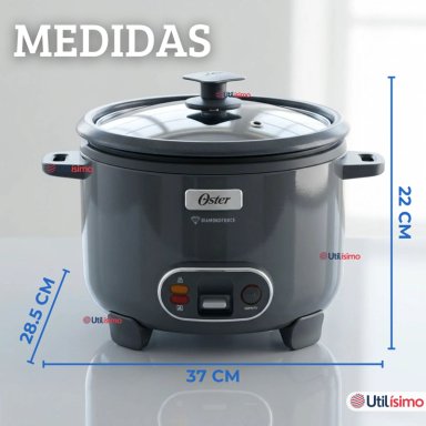 OSTER ARROCERA, 3 EN 1, 12 TAZASFUNCION SOFRITO, VAPORERA, RECUBRIMIENTO ANTIADHERENTE OSTER - 4
