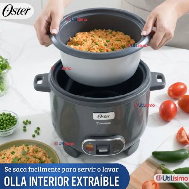 OSTER ARROCERA, 3 EN 1, 12 TAZASFUNCION SOFRITO, VAPORERA, RECUBRIMIENTO ANTIADHERENTE OSTER - 8