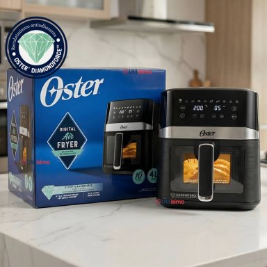 FREIDORA DE AIRE DIGITAL OSTER® CON RECUBRIMIENTO OSTER® DIAMONDFORCE, 4L DE CAPACIDAD, CKSTAF40WDDF - 1
