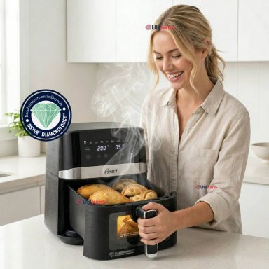 FREIDORA DE AIRE DIGITAL OSTER® CON RECUBRIMIENTO OSTER® DIAMONDFORCE, 4L DE CAPACIDAD, CKSTAF40WDDF - 1