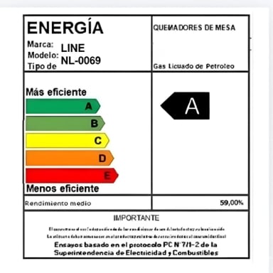 COCINA ENCIMERA A GAS LICUADO 3 PLATOS VIDRIO TEMPLADO - 3