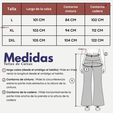 CALZA POLAR CON CHIPORRO PALAZZO MUJER ELASTICADA TERMICA GRIS MELANGE - 4
